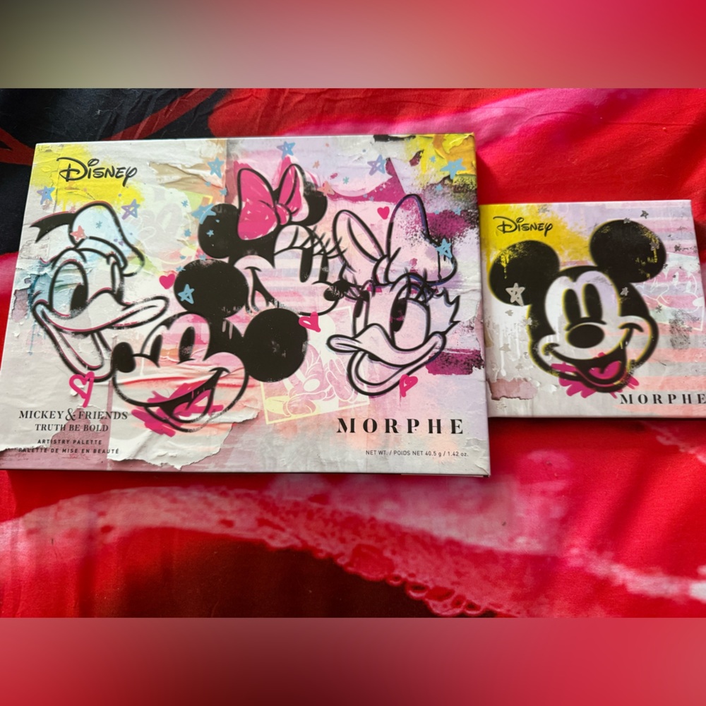 Morphe Disney eyeshadow palettes set new with packaging